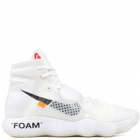 Nike React Hyperdunk 2017 Flyknit Virgil Abloh Off-White 'White' (AJ4578 100)