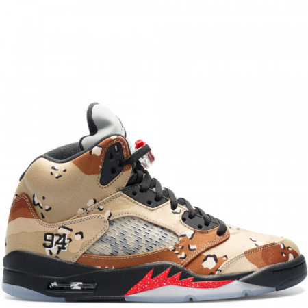 Air Jordan 5 Retro Supreme 'Desert Camo' (824371 201)