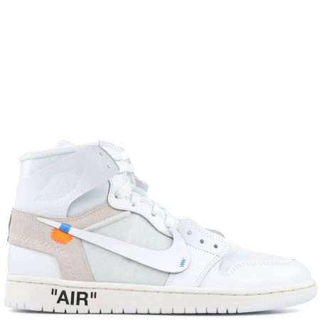 Air Jordan 1 Retro High OG NRG Virgil Abloh Off-White 'White' (Europe Exclusive) (AQ0818 100)