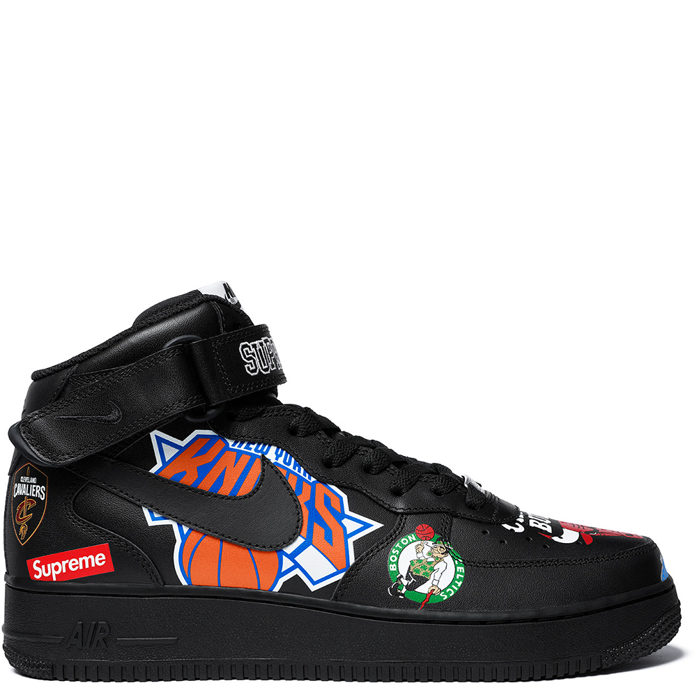 air force 1 supreme nba black