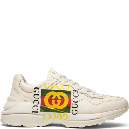 Gucci Rhython Leather Sneaker 'Square Logo' (00878 DRW00 9522)