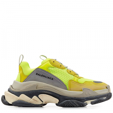 Balenciaga Triple S Trainer 'Neon Yellow' (2018) (512175 W09O4 7320)