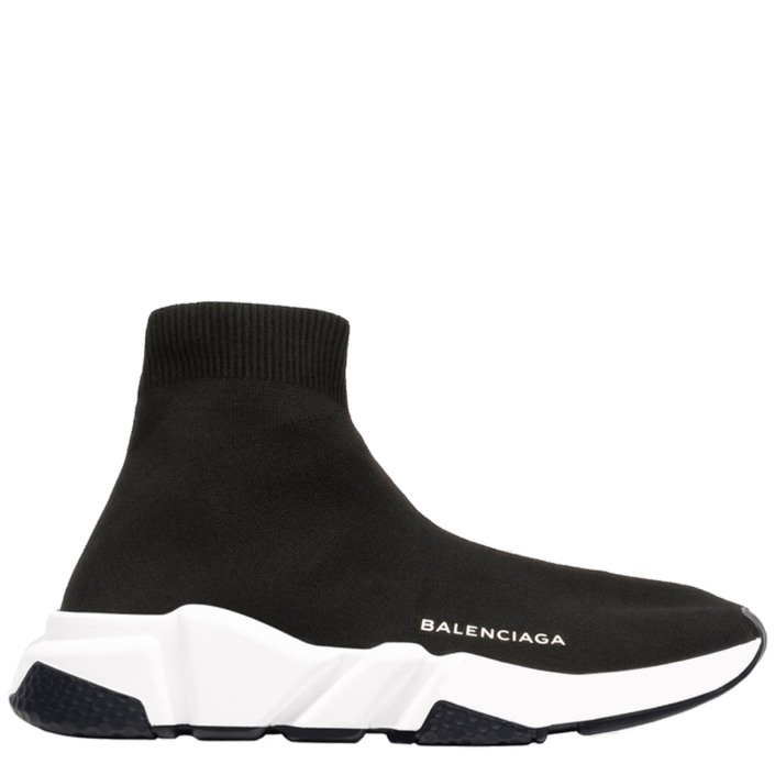 balenciaga triple white speed trainer