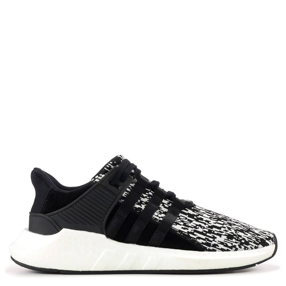 AspennigeriaShops | adidas Originals Adilette Kolorowe niepasujące klapki w paski Adidas EQT Support 'Black Glitch'