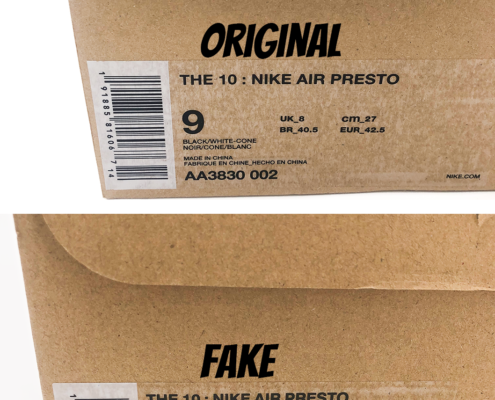 Legit Check Guide: Off-White x Nike Air Presto "Black" (AA3830 002) Fake vs. Authentic 3
