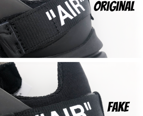Legit Check Guide: Off-White x Nike Air Presto "Black" (AA3830 002) Fake vs. Authentic 7