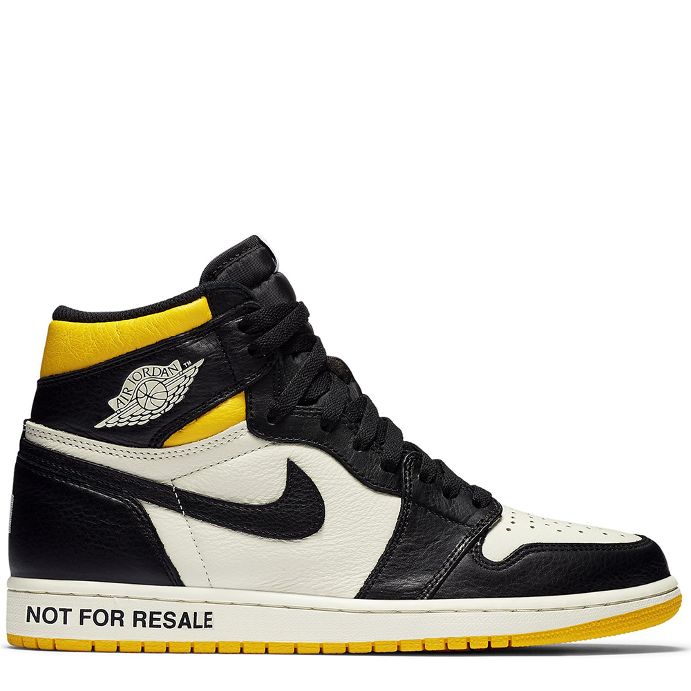 nike air jordan 1 high yellow