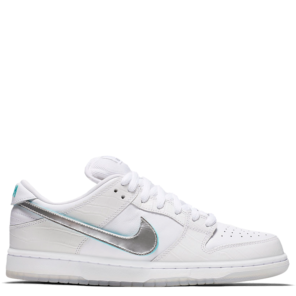 sb dunk diamond white