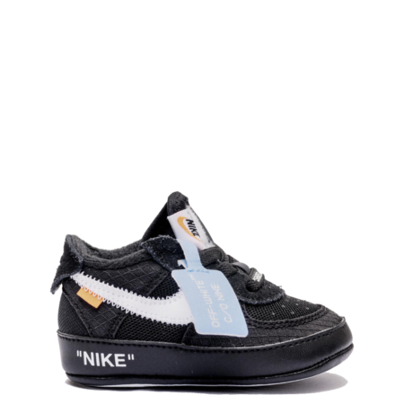 Nike Air Force 1 Low Off-White CB 'Black' (Baby) (BV0854 001)