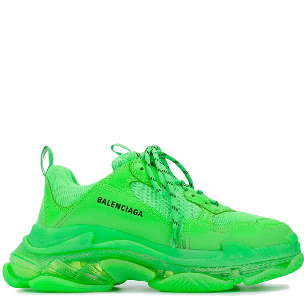 Balenciaga Triple S Trainer Neon Green Pluggi