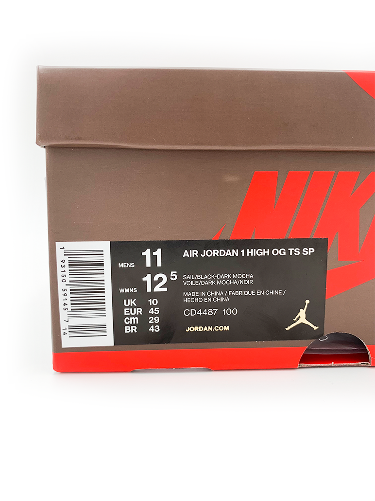 Legit Check Guide: Travis Scott x Air Jordan 1 Retro High OG (CD4487 100)