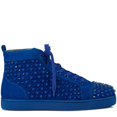 Christian Louboutin Louis Orlato Spikes Suede 'Cyclades' (3101212U497)