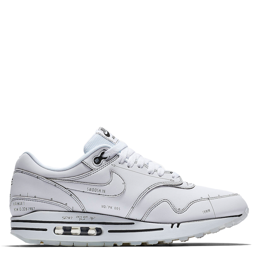 nike air max 1 sketch to shelf white