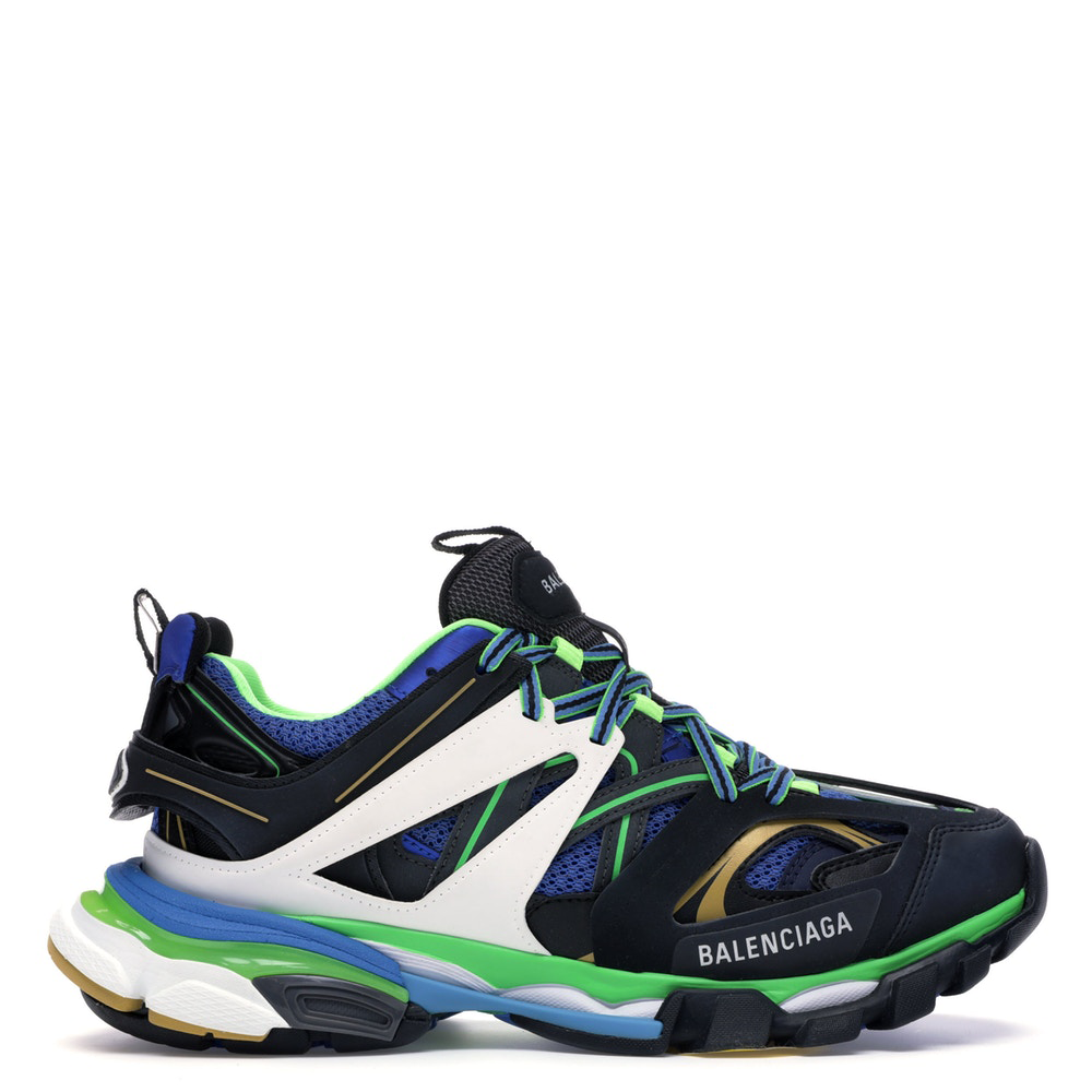Black and green balenciaga runners deals