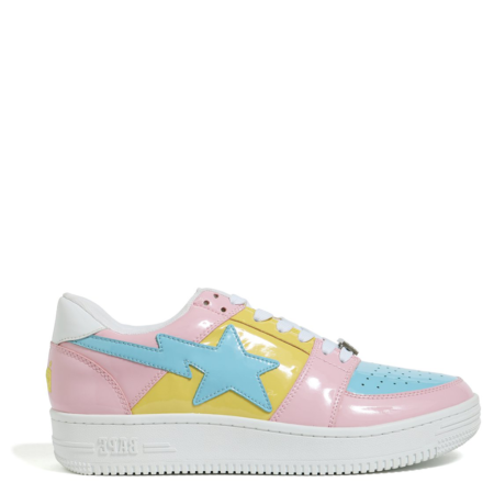 A Bathing Ape Bapesta Low 'Bicolor Pink Baby Blue' (1E80191001 001)