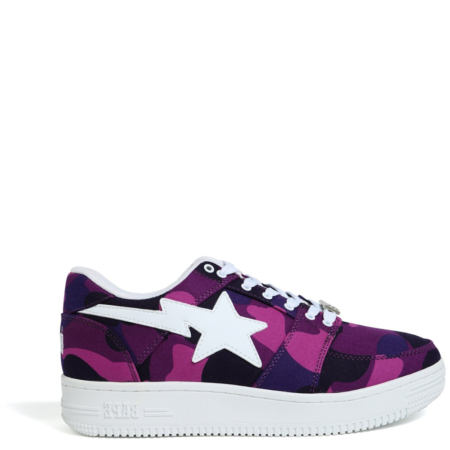 A Bathing Ape Bapesta Low 'Purple Camo' (1E80191002 001)