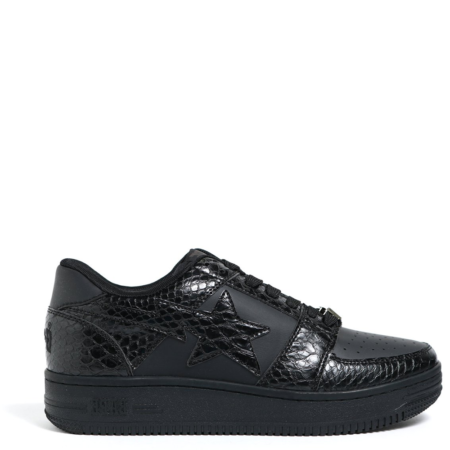 A Bathing Ape Bapesta Low 'Black Snake' (1E80191003 001)