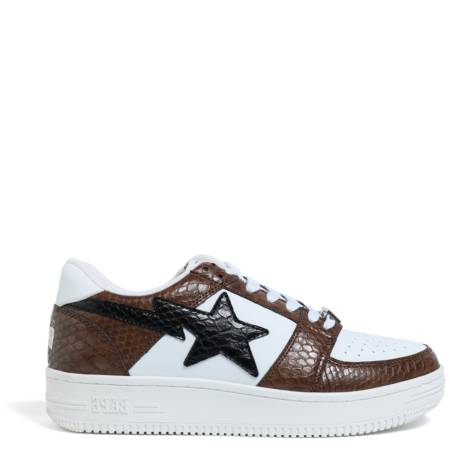 A Bathing Ape Bapesta Low 'White Snake' (1E80191003 002)