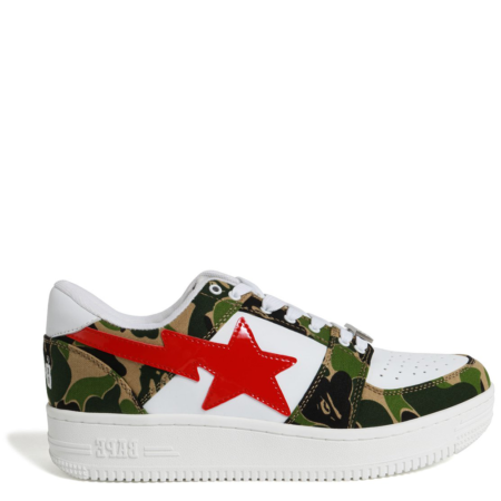 A Bathing Ape Bapesta Low 'ABC Green Camo' (1F30191003 002)