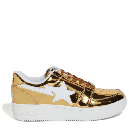 A Bathing Ape Bapesta Low 'Metallic Gold' (1F30191004 002)