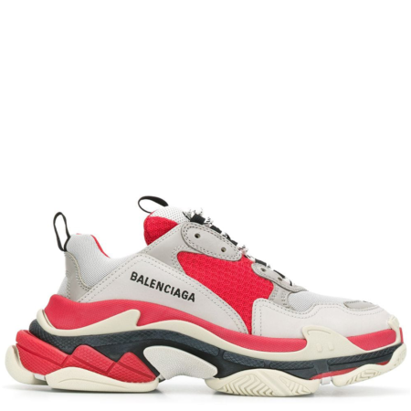 Balenciaga Triple S Trainer 'Red Grey' (W) (524039 W09OH 6495)