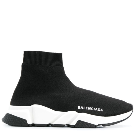 Balenciaga Speed Trainer Mid 'Black White' (525712 W05G9 1000)