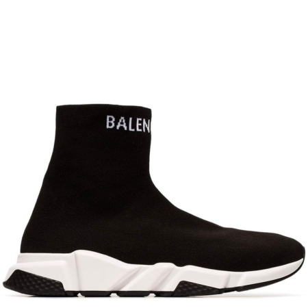 Balenciaga Speed Trainer 'Black White Logo' (549823 W1P20 1006)