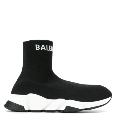 Balenciaga Speed Trainer 'Black White Logo' (W) (549972 W1P20 1000)