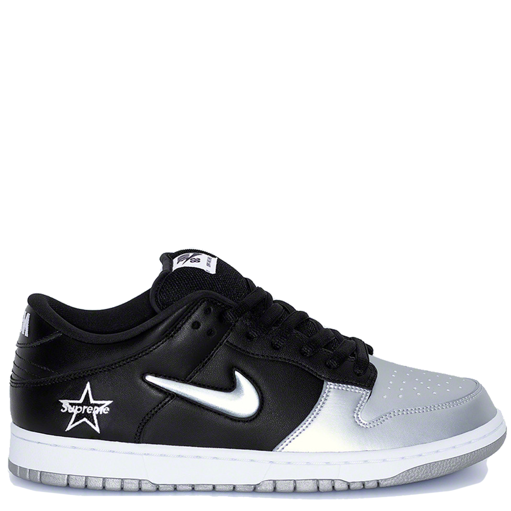 nike sb dunk low silver