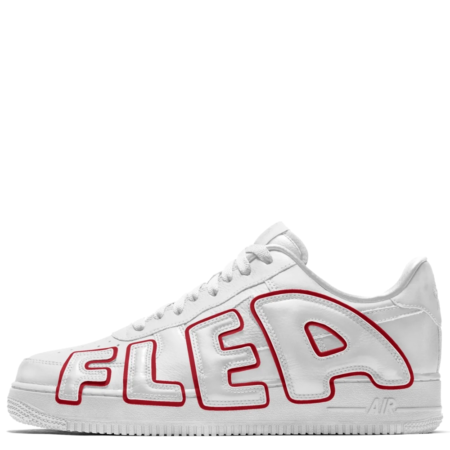 Nike By You Air Force 1 Low Cactus Plant Flea Market 'Air Flea Red White' (Leather Tongue) (CK4746 991)