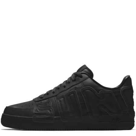 Nike By You Air Force 1 Low Cactus Plant Flea Market 'Air Sunshine Triple Black' (Leather Tongue) (CK4746 991)