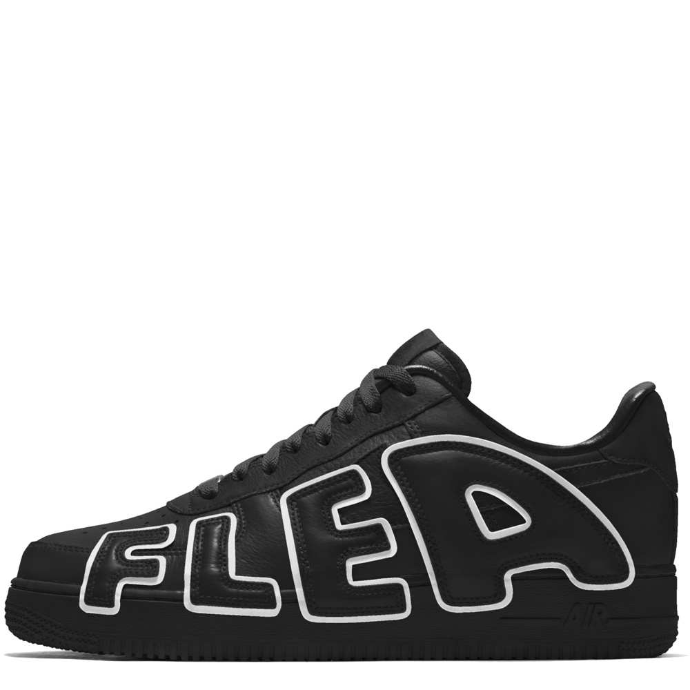 Nike By You Air Force 1 Low Cactus Plant Flea Market Flea White Black' (Leather Tongue) | Pluggi