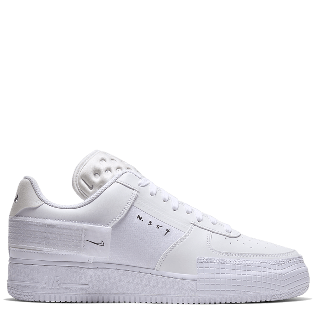 nike air force one low type white