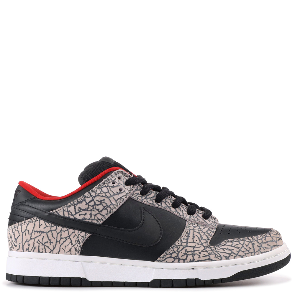 nike sb dunk low supreme black cement