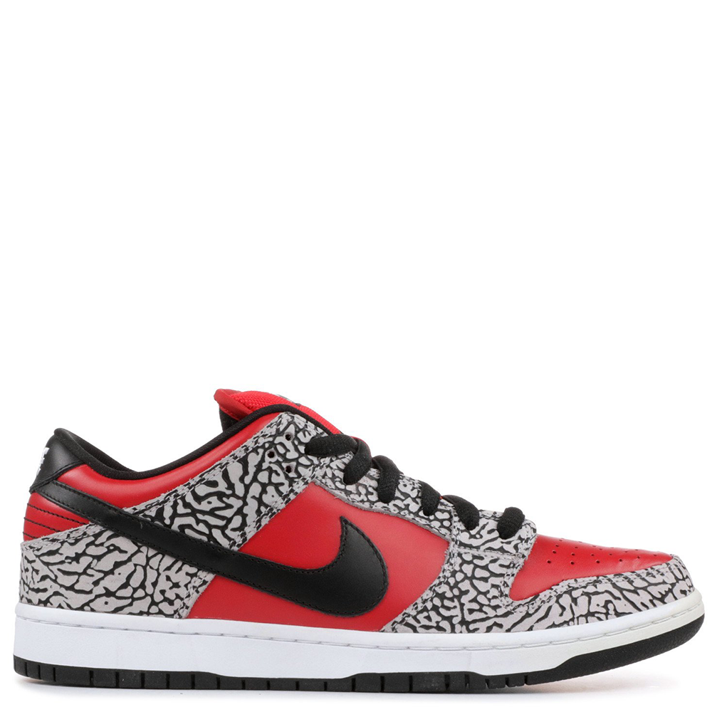 nike sb dunk low supreme black cement