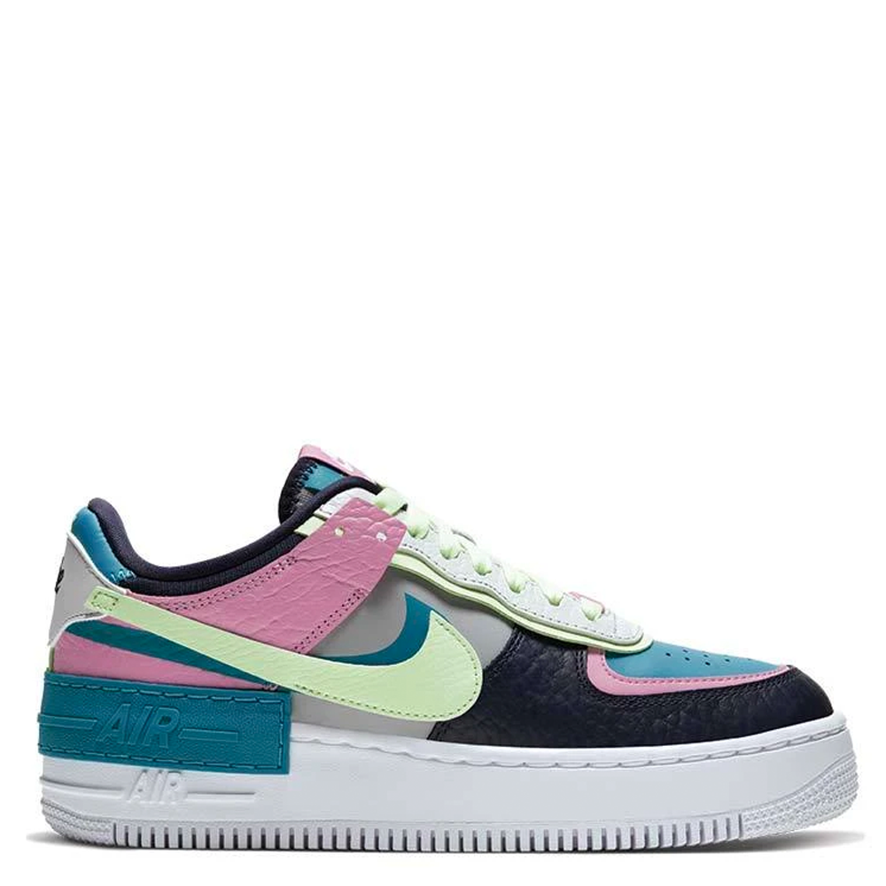 multi colored nike air force 1