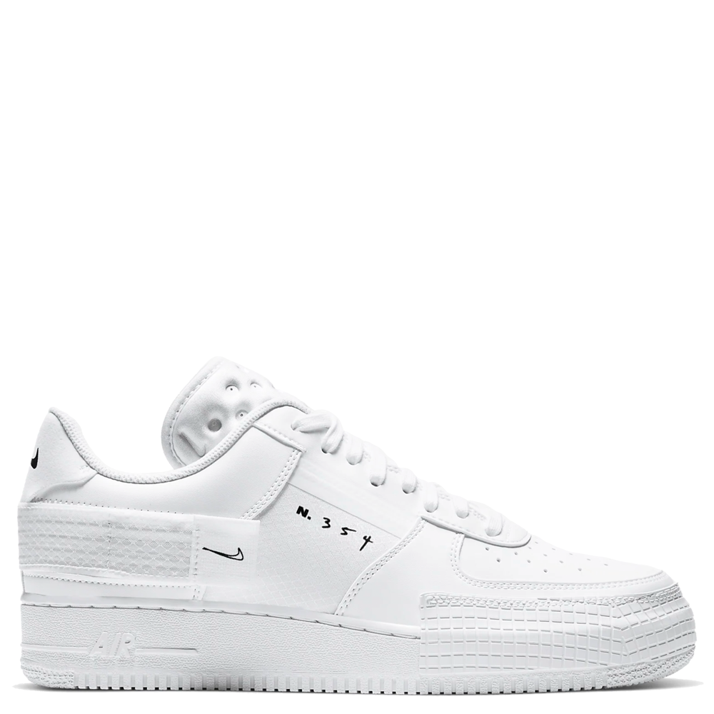 nike air force type triple white