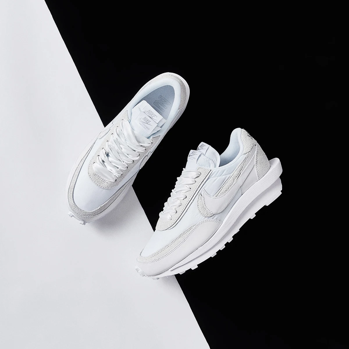 nike x sacai all white