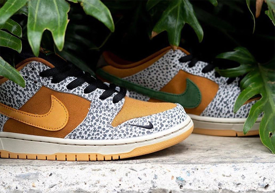 nike sb dunk safari release