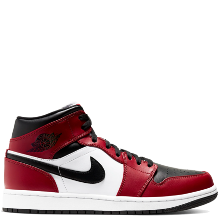 Air Jordan 1 Mid 'Chicago Black Toe' (554724 069)