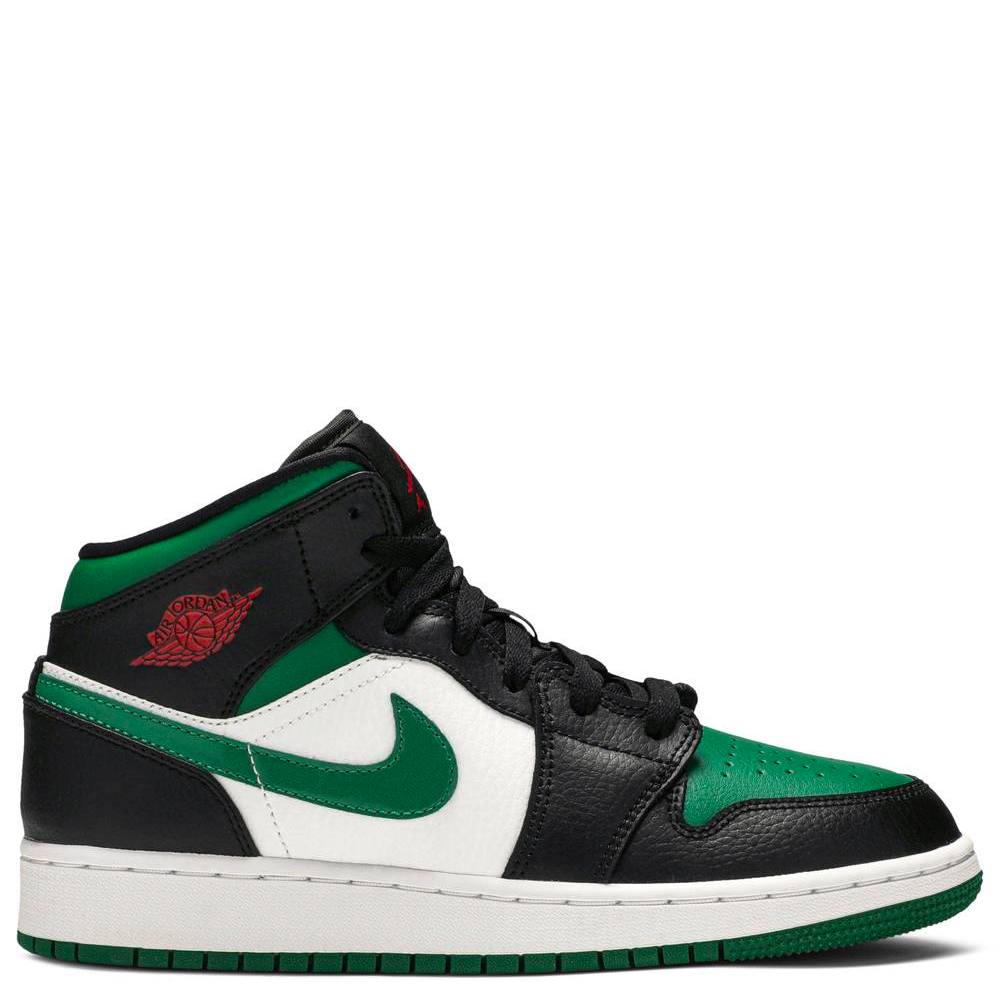 pine green jordan 1 mid gs