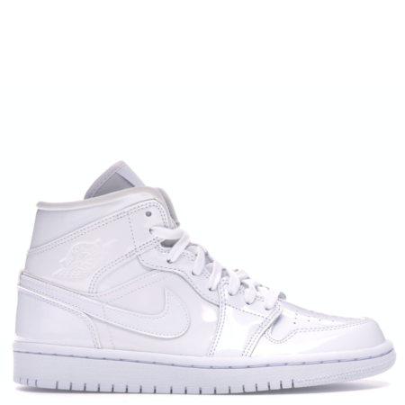 Air Jordan 1 Mid 'Triple White' (BQ6472 111)