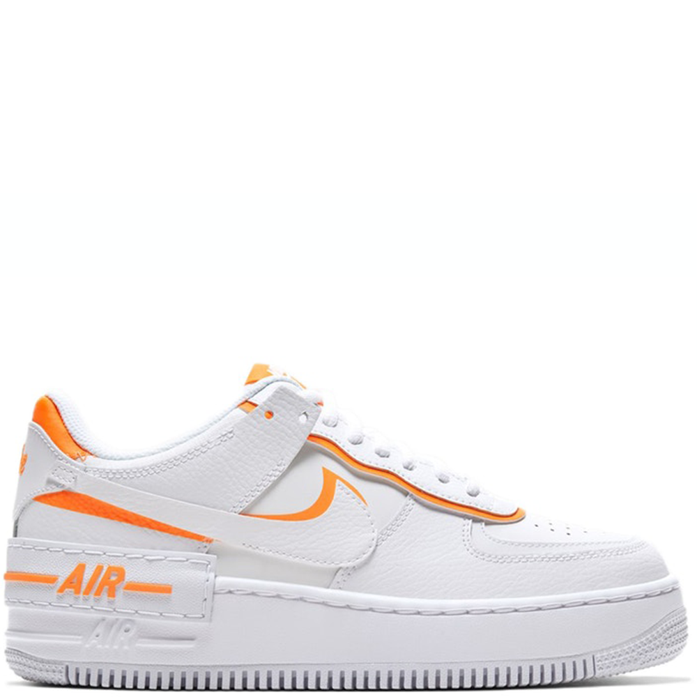 Nike air force top 1 weiß orange