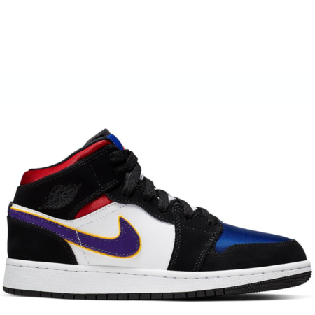 Air Jordan 1 Mid 'Lakers Top 3' (GS) (BQ6931 005)