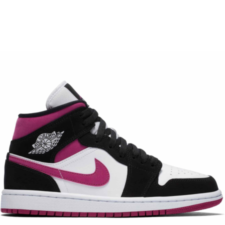 Air Jordan 1 Mid 'Black Cactus Flower' (BQ6472 005)