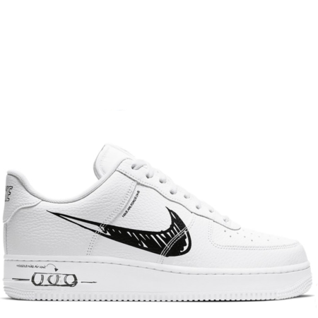 Nike Air Force 1 Low Sketch 'White Black' (CW7581 101)