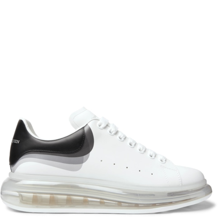 Alexander McQueen Leather Platform '3-D - White Black' (604233WHX999061)