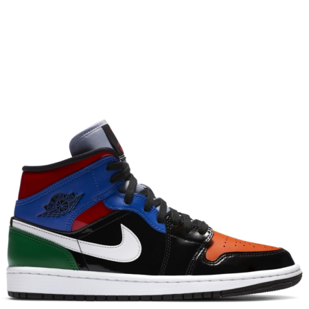 Air Jordan 1 Mid SE Patent 'Multi-Color' (W) (CV5276 001)
