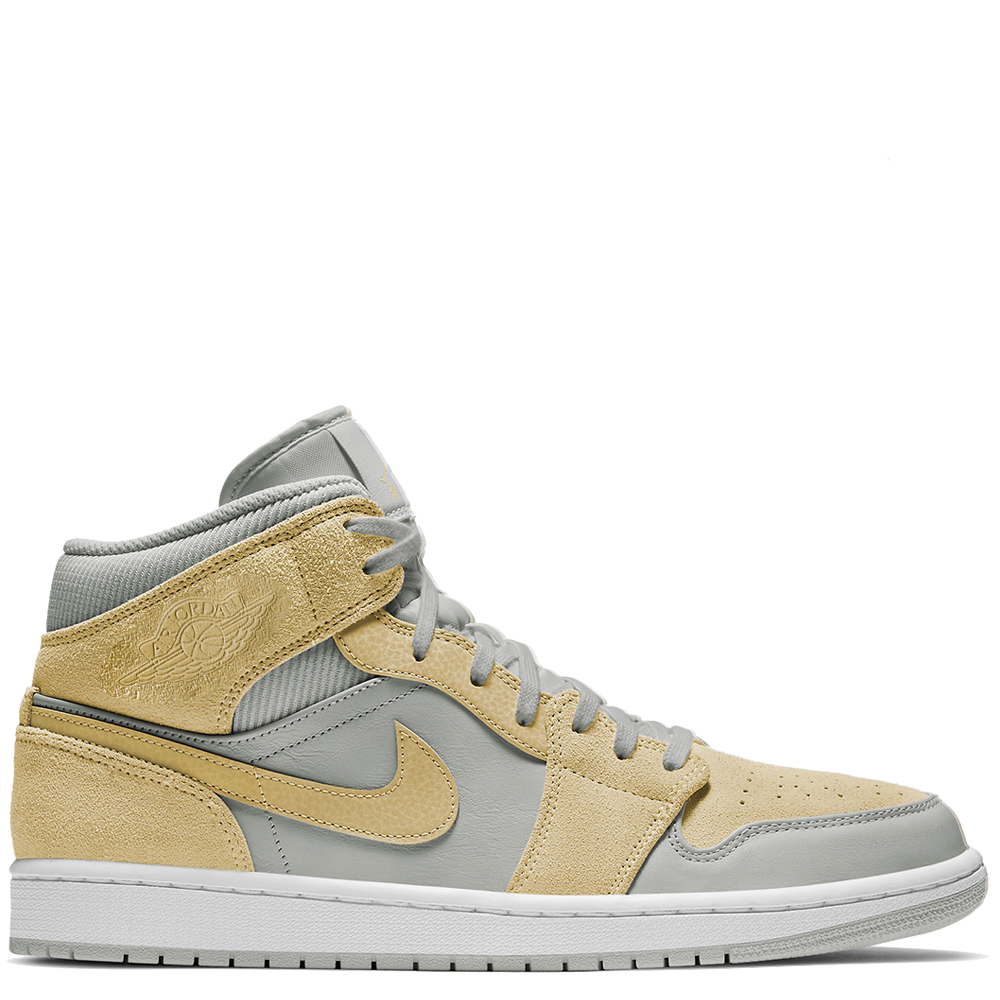 jordan one mid grey tan