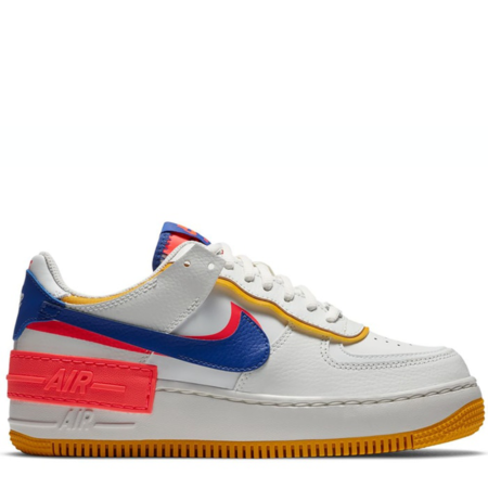 Nike Air Force 1 Shadow 'White Flash Crimson Astronomy Blue' (W) (CI0919 105)